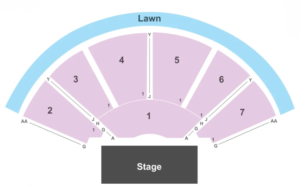 White Oak Amphitheatre Seating Chart
